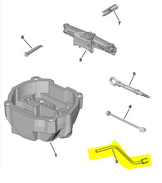 Orjinal Çeki Demiri Kapağı