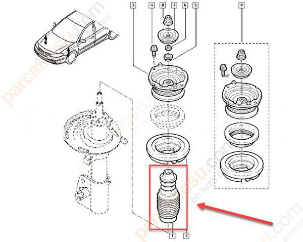 ITHAL Amortisör Takozu