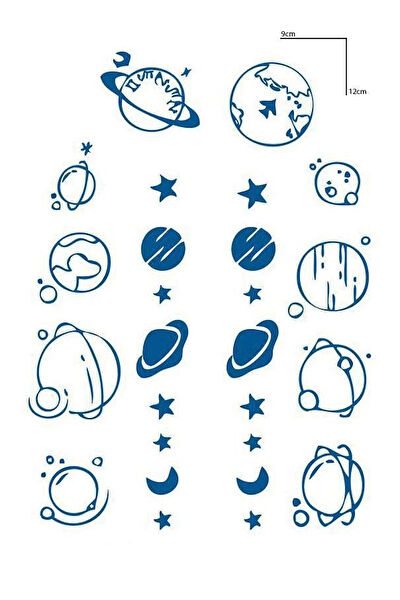 Barly Geçici Dövme, Şablonları