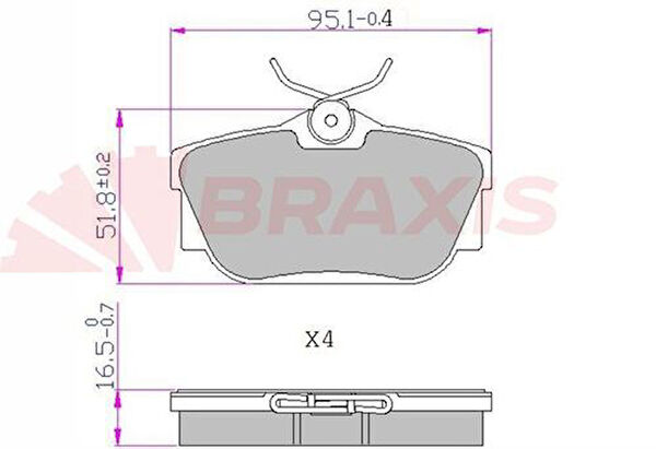 BRAXIS Fren Balataları