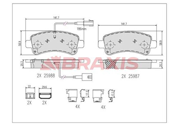 BRAXIS Fren Balataları
