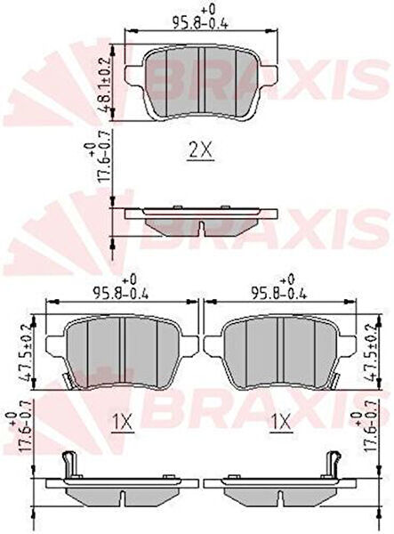 BRAXIS Fren Balataları