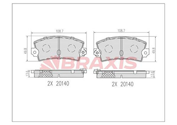 BRAXIS Fren Balataları