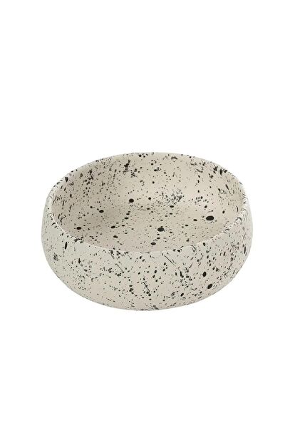 Beige & Stone Kedi Mama ve Su Kapları