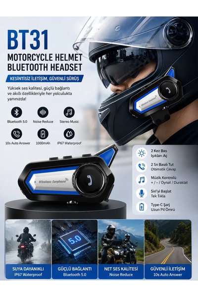 TASTECH Motorsiklet Intercom