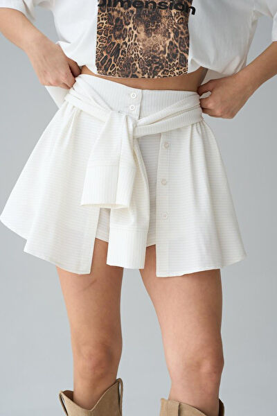 By Sevilen Collection Kadın Şort, Bermuda, Kapri