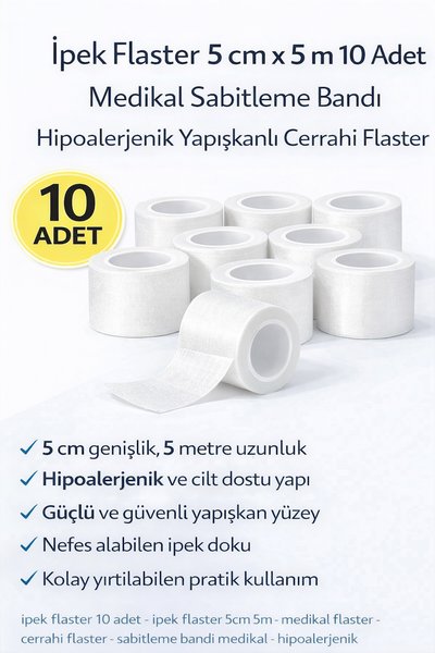 BEZOS PROFESSIONAL Gazlı Bez, Sargı Bezi, Flaster