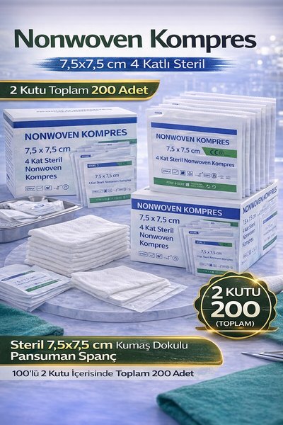 Erdo Ticaret Gazlı Bez, Sargı Bezi, Flaster