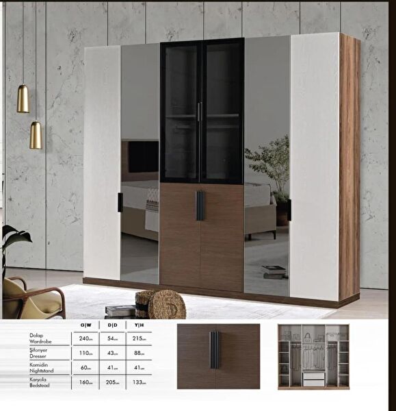 Moda Mobilya Aydın Yatak Odası Takımı