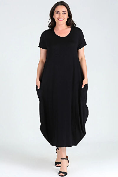 Curvy Trend Büyük Beden Günlük Elbise