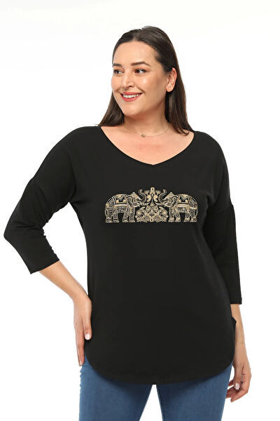 Curvy Trend Büyük Beden Bluz