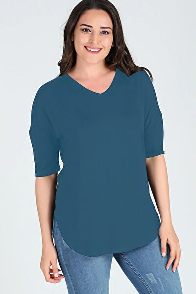Curvy Trend Büyük Beden Bluz