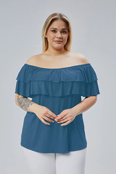 Curvy Trend Büyük Beden Bluz