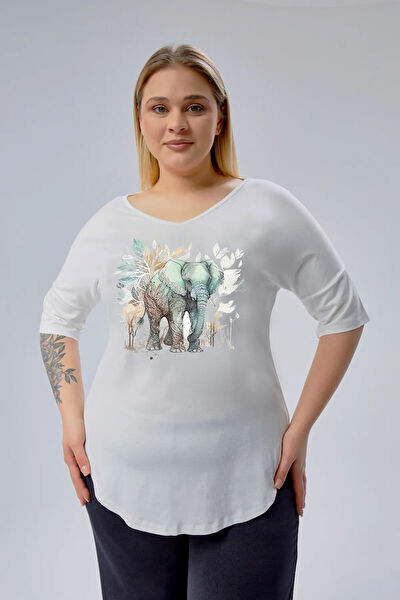 Curvy Trend Büyük Beden Bluz