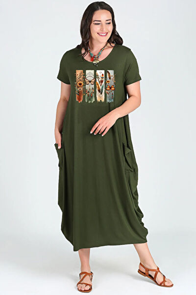 Curvy Trend Büyük Beden Günlük Elbise