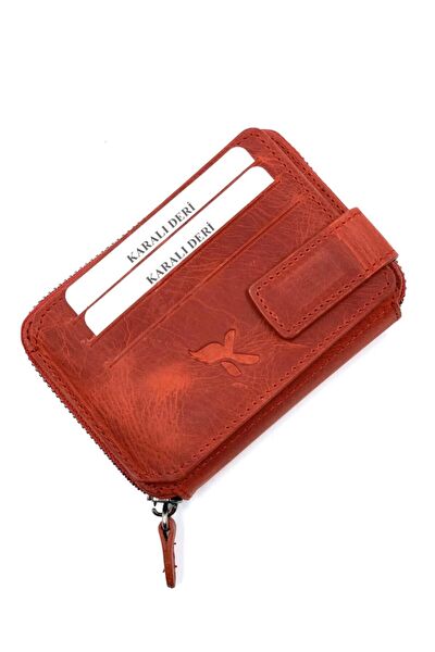 Karalı Deri Kadın Cüzdan