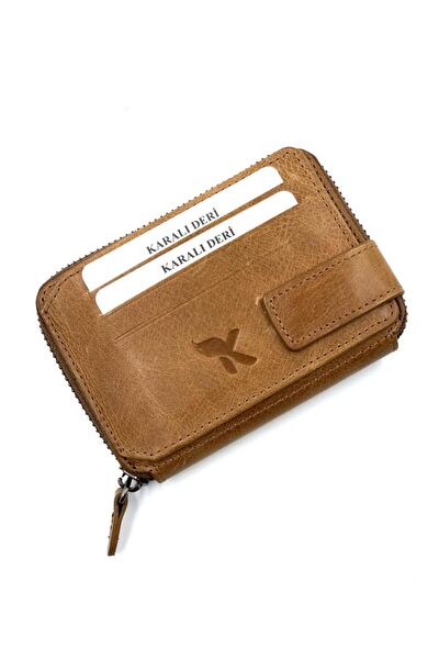 Karalı Deri Kadın Cüzdan