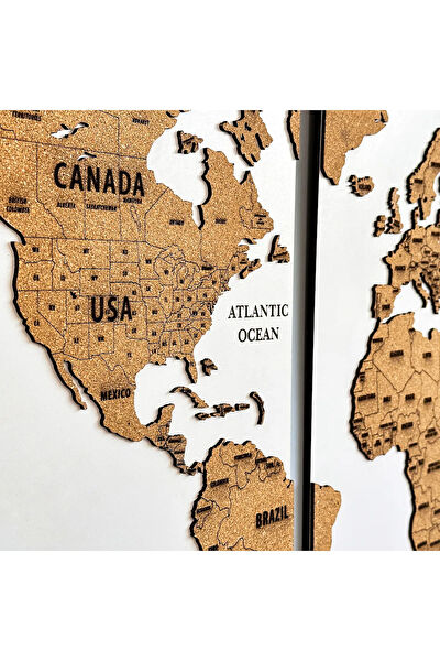 Colorfull Worlds Ahşap Tablo