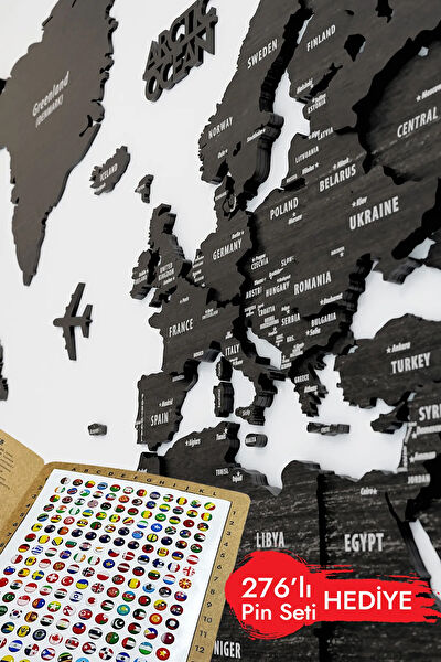 Colorfull Worlds Ahşap Tablo