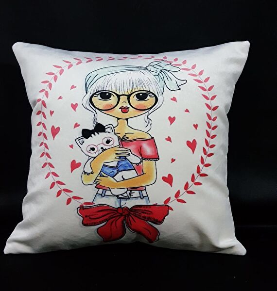 Mrs.Gugar Dekoratif Yastık, Kırlent, Kılıf