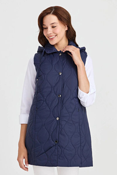 Desen Triko Kadın Yelek