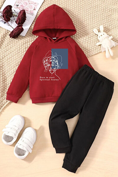 Uygun Tarz Kız Çocuk Eşofman