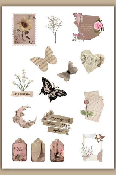 Birikiyedi Etiket, Sticker