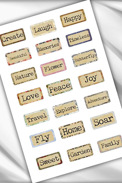 Birikiyedi Etiket, Sticker