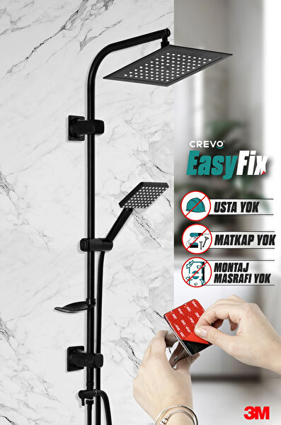 CREVO Duş Başlığı, Spirali, Seti