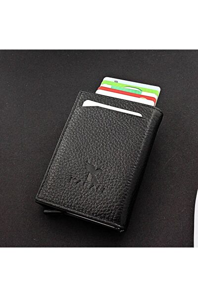 Karalı Deri Kadın Cüzdan