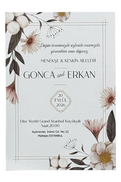 Sezen Söz ve Nişan Malzemeleri