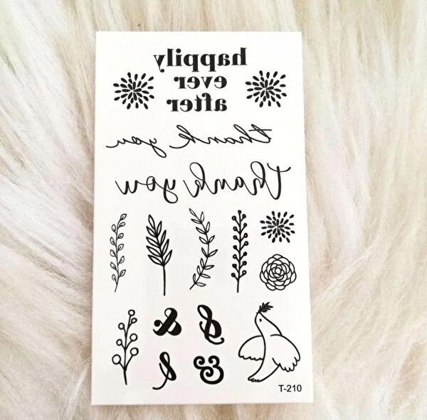 Dream Butik Geçici Dövme, Şablonları