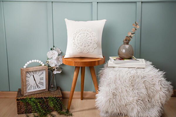 DFN WOOD Dekoratif Yastık, Kırlent, Kılıf