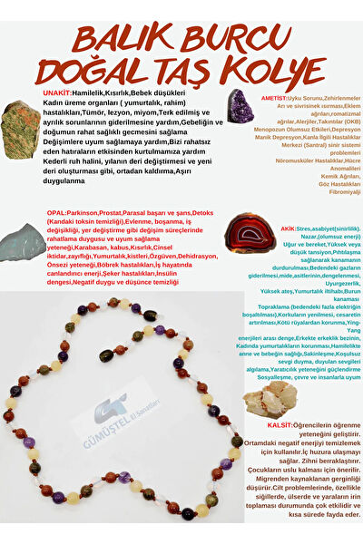 Doğal Taş Dünyası Kolye