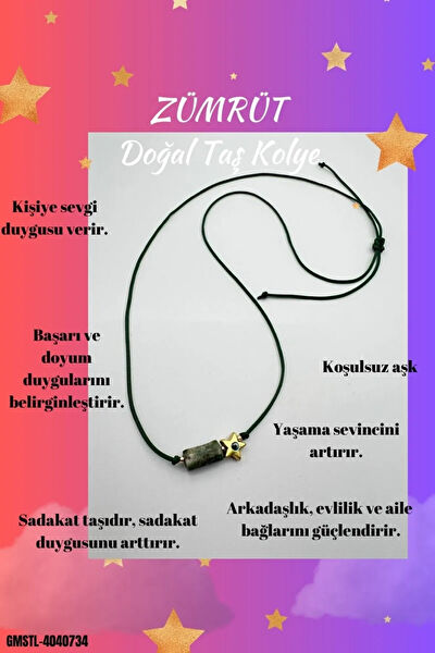 Doğal Taş Dünyası Kolye