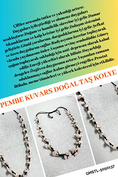 Doğal Taş Dünyası Kolye