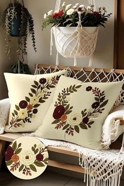 Belle Benoit Home Dekoratif Yastık, Kırlent, Kılıf