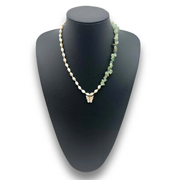 İkizler Doğaltaş Kolye