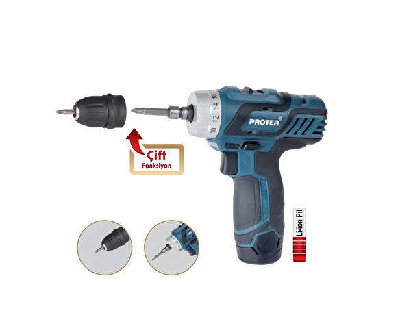 Proter Akülü Vidalama