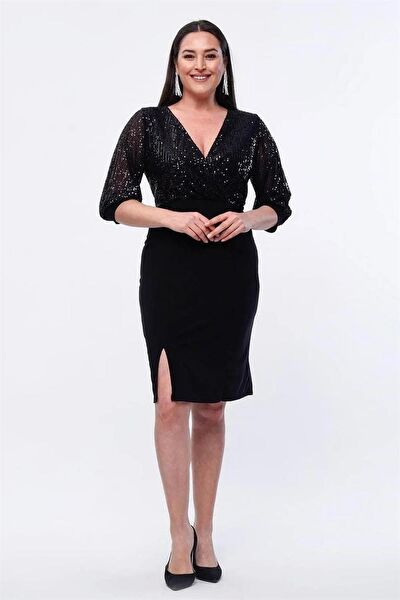 Duru Büyük Beden Abiye Elbise