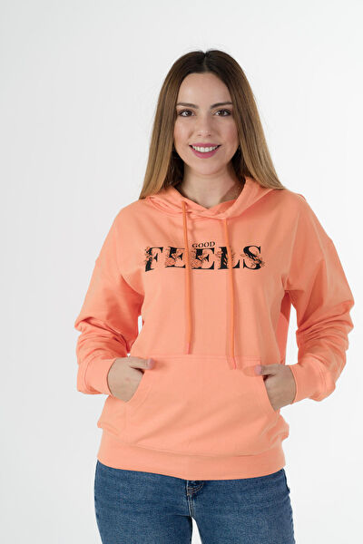 Drappe Kadın Sweatshirt