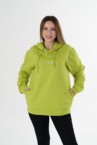 Drappe Kadın Sweatshirt