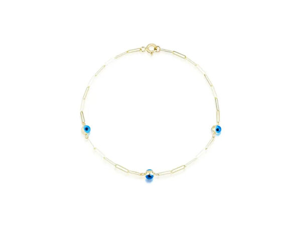 Safir Mücevher Altın Bileklik