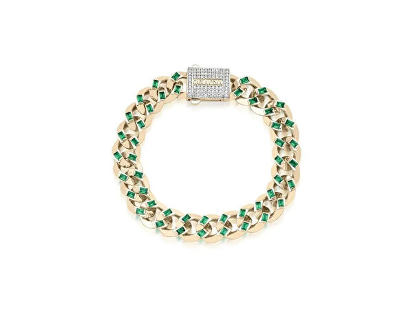 Safir Mücevher Altın Bileklik