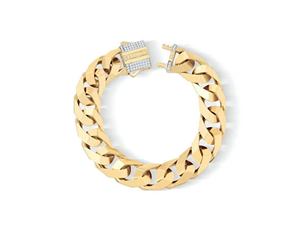 Safir Mücevher Altın Bileklik