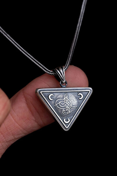 OSMANLI GÜMÜŞ Kolye, Zincir, Künye