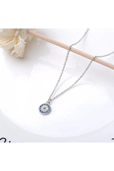 Eyelashes Silver Kolye