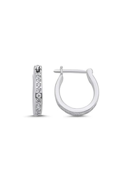 Eyelashes Silver Küpe