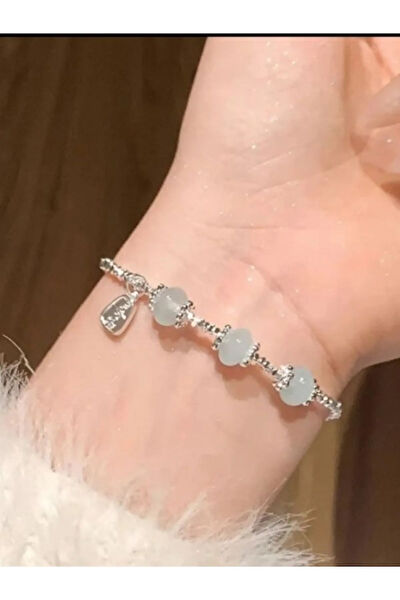 Eyelashes Silver Bileklik