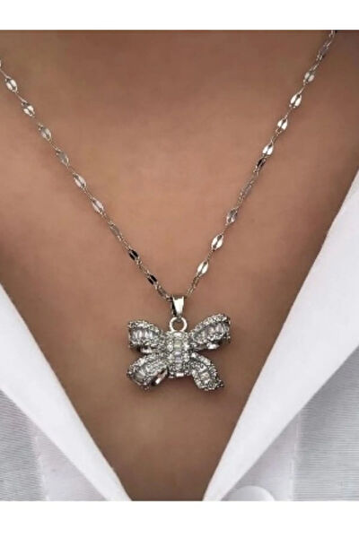 Eyelashes Silver Kolye